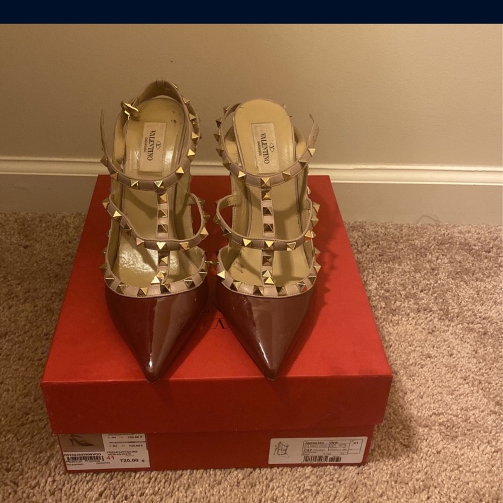 Valentino Rockstud Sandals Size 41